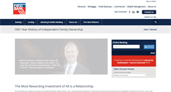 Desktop Screenshot of firstbanks.com
