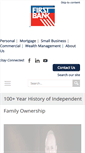 Mobile Screenshot of firstbanks.com